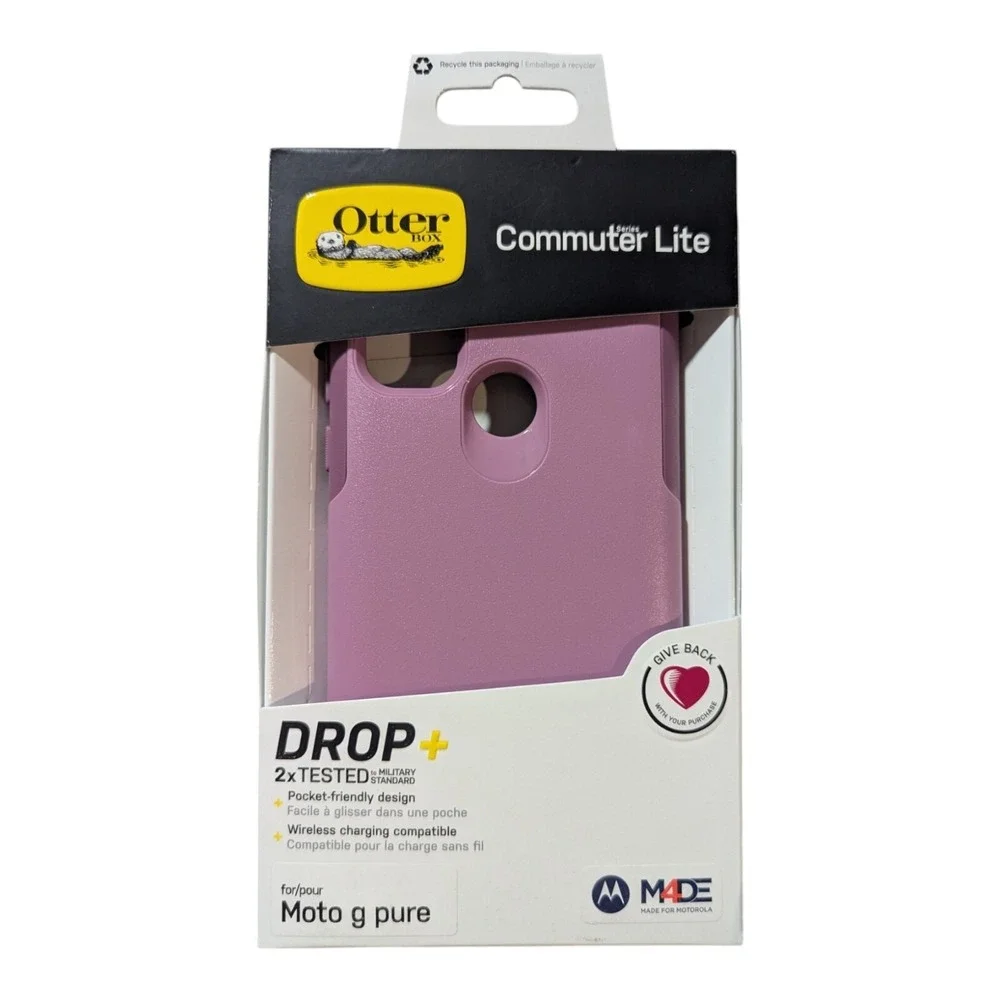 Q9. OtterBox Commuter Lite Case For Motorola Moto G‎ Pure - Purple